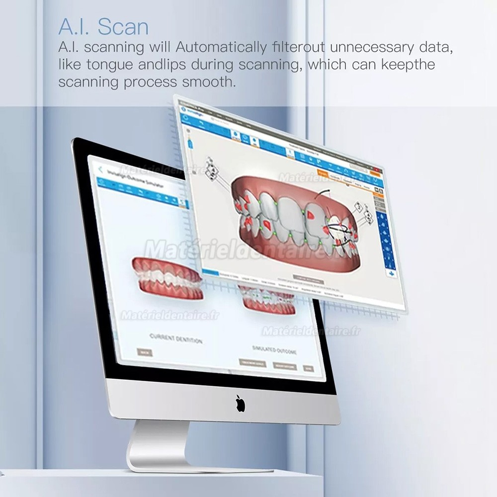 Scanner 3d intra oral INO100, Scanner dentaire 3D en couleurs réelles avec logiciel